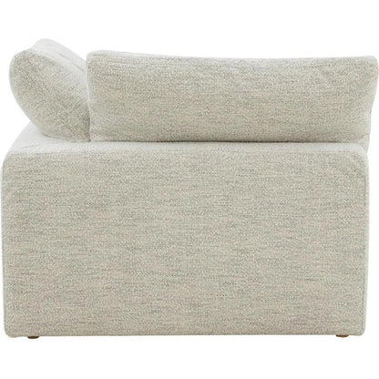 Clay Neverfear Light Grey Terra Modular Corner Chair-Modular Components-Moe's Home-LOOMLAN