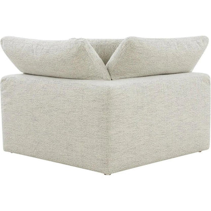 Clay Neverfear Light Grey Terra Modular Corner Chair-Modular Components-Moe's Home-LOOMLAN