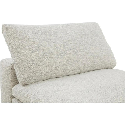 Clay Neverfear Light Grey Terra Modular Slipper Chair-Modular Components-Moe's Home-LOOMLAN