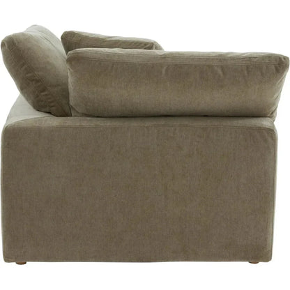 Clay Performance Fabric Green Corner Chair-Modular Sofas-Moe's Home-LOOMLAN
