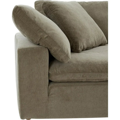 Clay Performance Fabric Green Corner Chair-Modular Sofas-Moe's Home-LOOMLAN