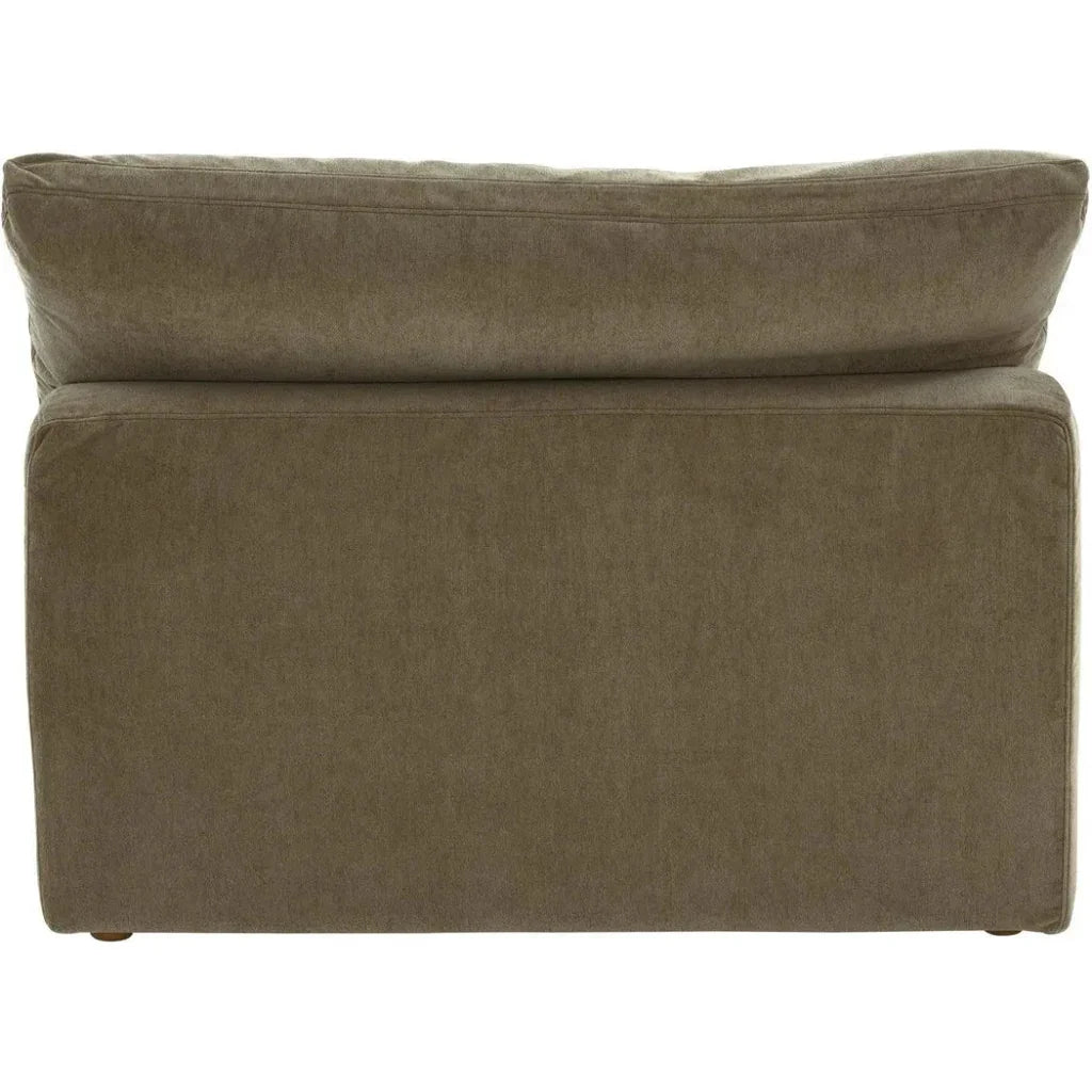 Clay Performance Fabric Green Slipper Chair-Modular Sofas-Moe's Home-LOOMLAN