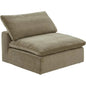 Clay Performance Fabric Green Slipper Chair-Modular Sofas-Moe's Home-LOOMLAN