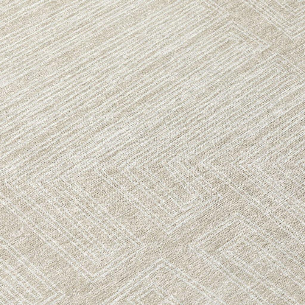 Clayra Beige Washable Indoor-Outdoor Rug-Outdoor Rugs-LOOMLAN Rugs-LOOMLAN