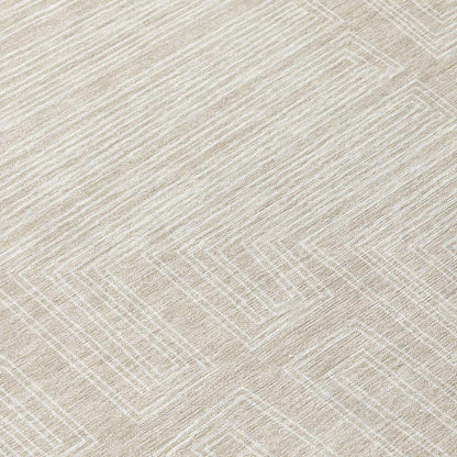 Clayra Beige Washable Indoor-Outdoor Rug-Outdoor Rugs-LOOMLAN Rugs-LOOMLAN