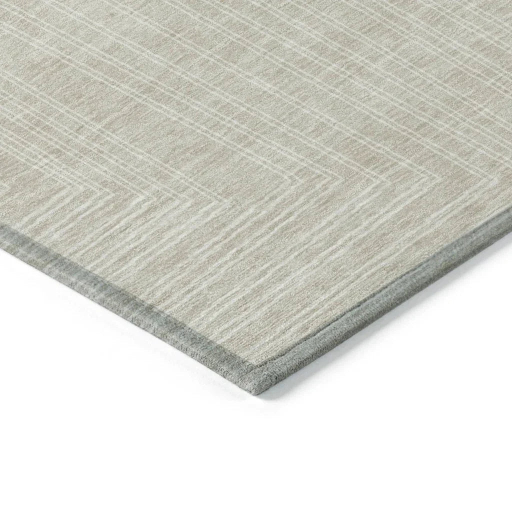 Clayra Beige Washable Indoor-Outdoor Rug-Outdoor Rugs-LOOMLAN Rugs-LOOMLAN