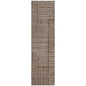 Clayra Brown Washable Indoor-Outdoor Rug-Outdoor Rugs-LOOMLAN Rugs-2'3" x 7'6"-LOOMLAN