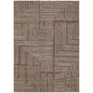 Clayra Brown Washable Indoor-Outdoor Rug-Outdoor Rugs-LOOMLAN Rugs-2'6" x 3'10"-LOOMLAN