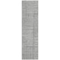Clayra Gray Washable Indoor-Outdoor Rug-Outdoor Rugs-LOOMLAN Rugs-2'3" x 7'6"-LOOMLAN