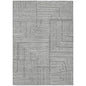 Clayra Gray Washable Indoor-Outdoor Rug-Outdoor Rugs-LOOMLAN Rugs-2'6" x 3'10"-LOOMLAN