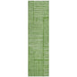 Clayra Green Washable Indoor-Outdoor Rug-Outdoor Rugs-LOOMLAN Rugs-2'3" x 7'6"-LOOMLAN