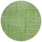 Clayra Green Washable Indoor-Outdoor Rug-Outdoor Rugs-LOOMLAN Rugs-8' x 8'-LOOMLAN