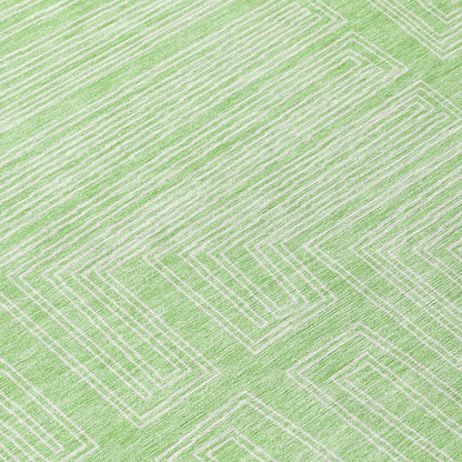 Clayra Mint Washable Indoor-Outdoor Rug-Outdoor Rugs-LOOMLAN Rugs-LOOMLAN