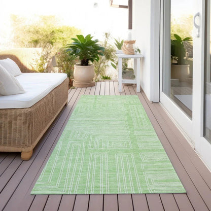Clayra Mint Washable Indoor-Outdoor Rug-Outdoor Rugs-LOOMLAN Rugs-LOOMLAN