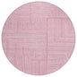 Clayra Pink Washable Indoor-Outdoor Rug-Outdoor Rugs-LOOMLAN Rugs-8' x 8'-LOOMLAN