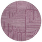 Clayra Purple Washable Indoor-Outdoor Rug-Outdoor Rugs-LOOMLAN Rugs-8' x 8'-LOOMLAN