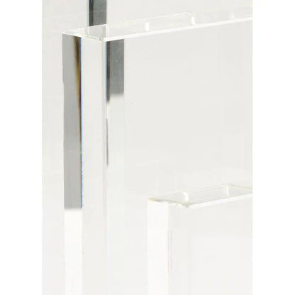 Clear Crystal Made Bookends (Pr) - LOOMLAN - Chelsea House - Statues & Sculptures
