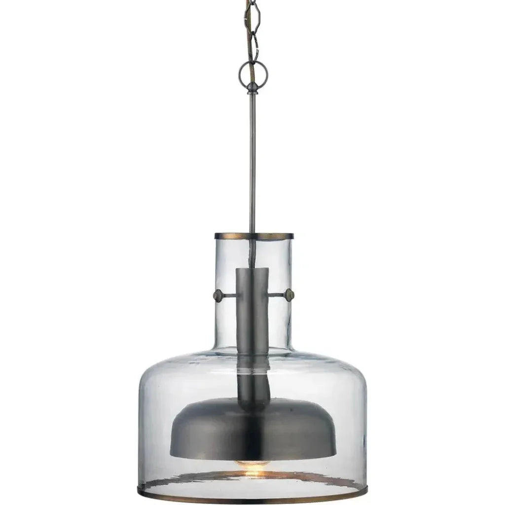 Clear Glass Clyde Pendant - LOOMLAN - Jamie Young - Pendants