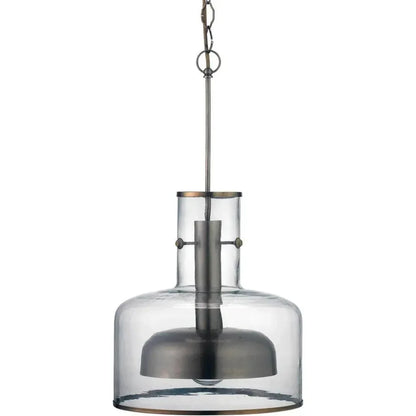 Clear Glass Clyde Pendant - LOOMLAN - Jamie Young - Pendants