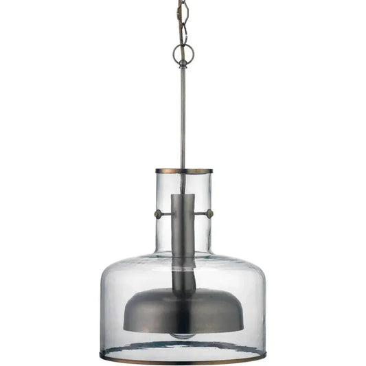 Clear Glass Clyde Pendant - LOOMLAN - Jamie Young - Pendants