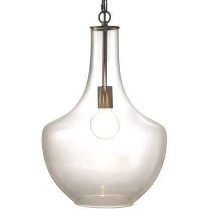 Clear Glass Sutton Pendant - LOOMLAN - Jamie Young - Pendants