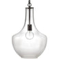 Clear Glass Sutton Pendant - LOOMLAN - Jamie Young - Pendants