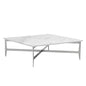 Clearwater Coffee Table White Marble Stainless Steel - LOOMLAN - SUNPAN - Coffee Tables
