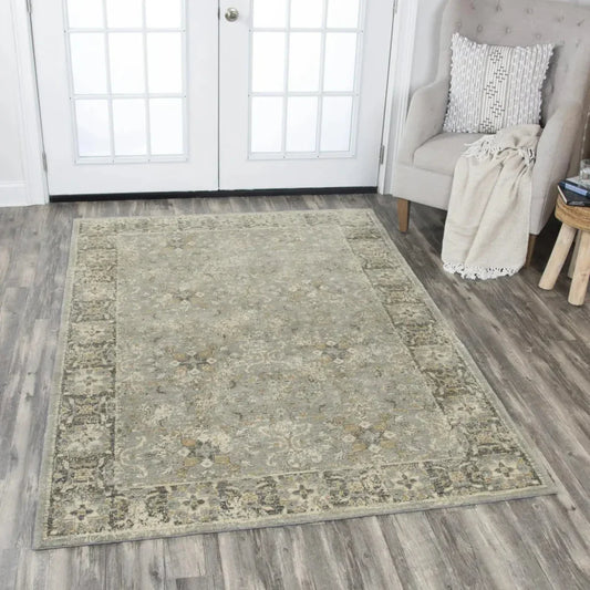 Cleo Persian Gray Large Area Rugs For Living Room - LOOMLAN - LOOMLAN - Area Rugs