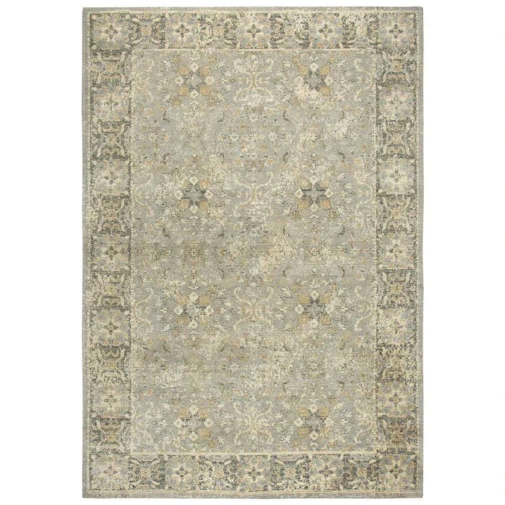 Cleo Persian Gray Large Area Rugs For Living Room - LOOMLAN - LOOMLAN - Area Rugs