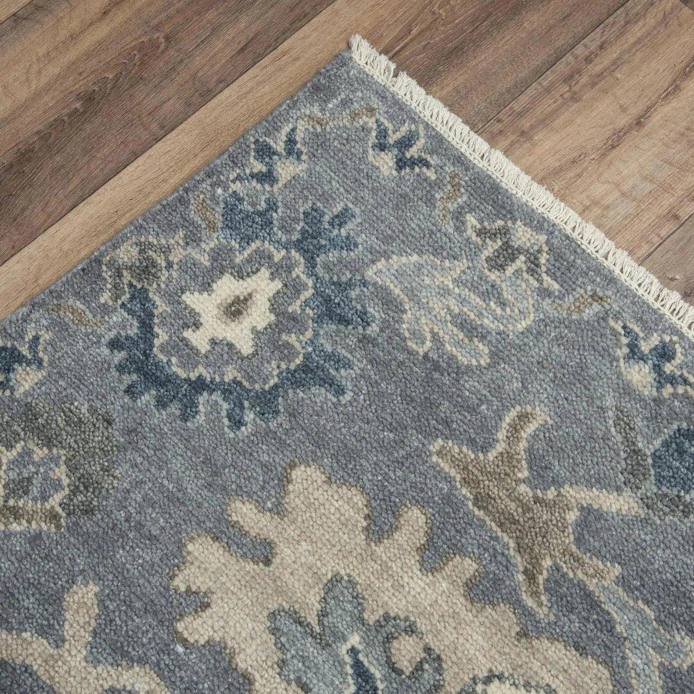 Clep Floral Gray Large Area Rugs For Living Room - LOOMLAN - LOOMLAN - Area Rugs