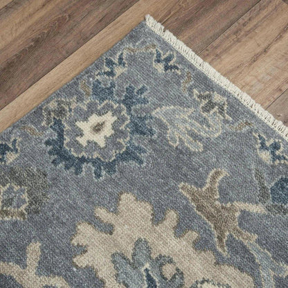 Clep Floral Gray Large Area Rugs For Living Room - LOOMLAN - LOOMLAN - Area Rugs