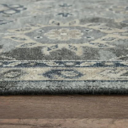 Clev Floral Gray Large Area Rugs For Living Room - LOOMLAN - LOOMLAN - Area Rugs