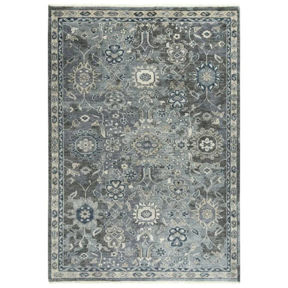 Clev Floral Gray Large Area Rugs For Living Room - LOOMLAN - LOOMLAN - Area Rugs
