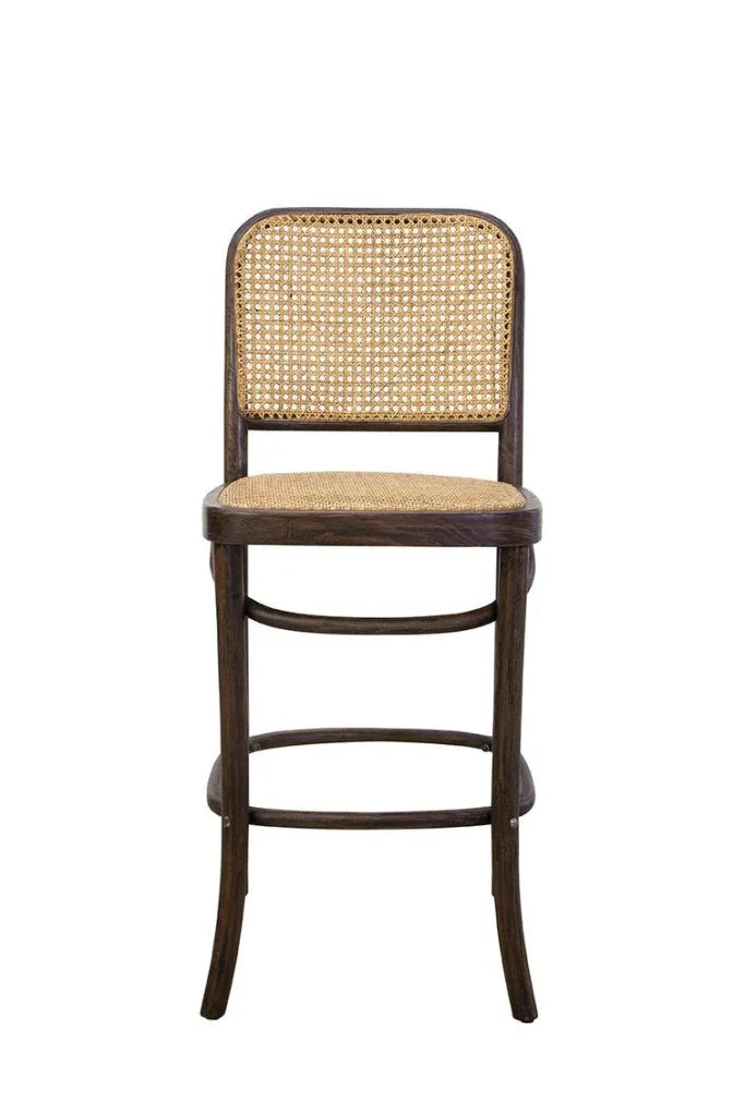 Cleveland Cane Seat Counter Stool - LOOMLAN - Furniture Classics - Counter Stools