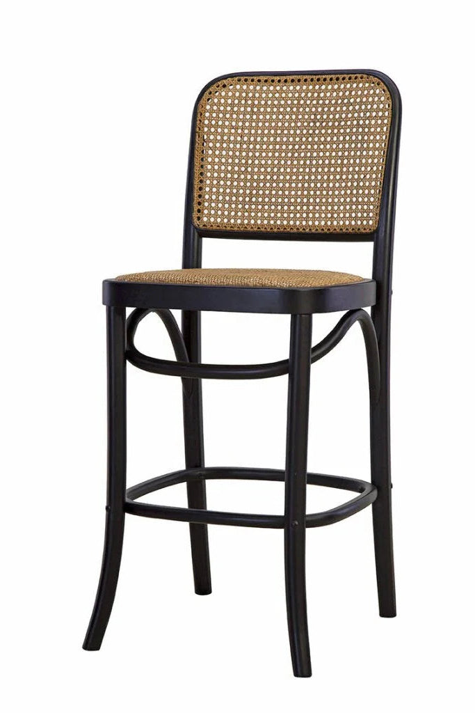 Cleveland Cane Seat Counter Stool - LOOMLAN - Furniture Classics - Counter Stools