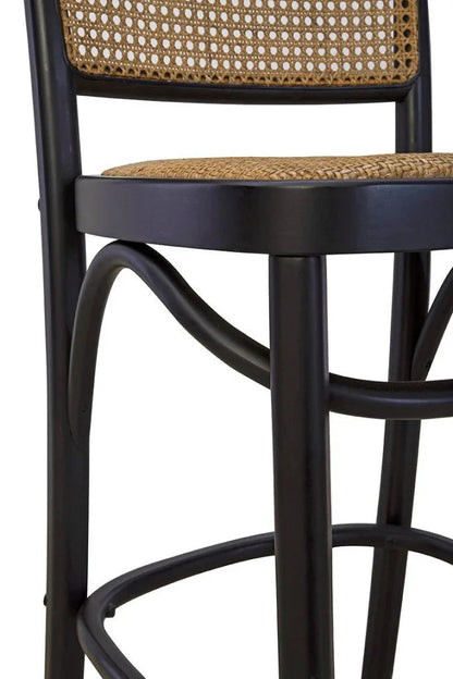 Cleveland Cane Seat Counter Stool - LOOMLAN - Furniture Classics - Counter Stools