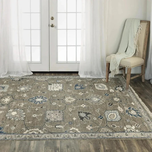 Clif Floral Brown Large Area Rugs For Living Room - LOOMLAN - LOOMLAN - Area Rugs