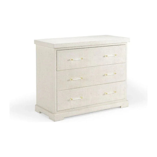 Clifton Raffia Textured Side Chest - LOOMLAN - Chelsea House - Chests