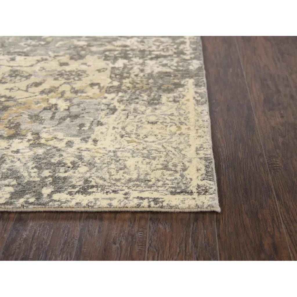 Clim Floral Beige Large Area Rugs For Living Room - LOOMLAN - LOOMLAN - Area Rugs
