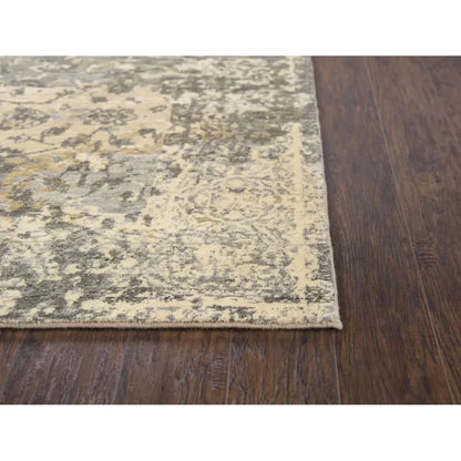 Clim Floral Beige Large Area Rugs For Living Room - LOOMLAN - LOOMLAN - Area Rugs