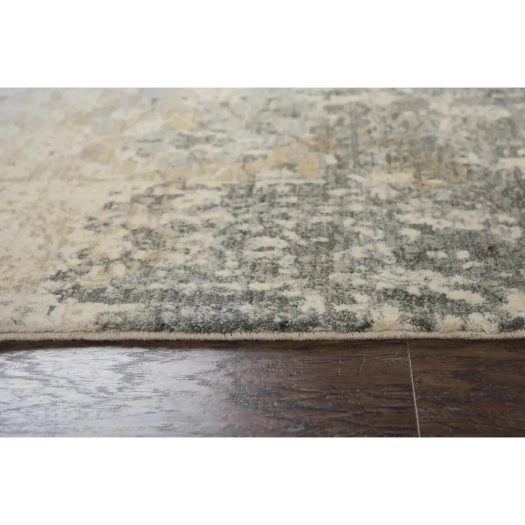 Clim Floral Beige Large Area Rugs For Living Room - LOOMLAN - LOOMLAN - Area Rugs