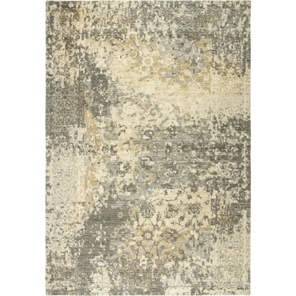 Clim Floral Beige Large Area Rugs For Living Room - LOOMLAN - LOOMLAN - Area Rugs