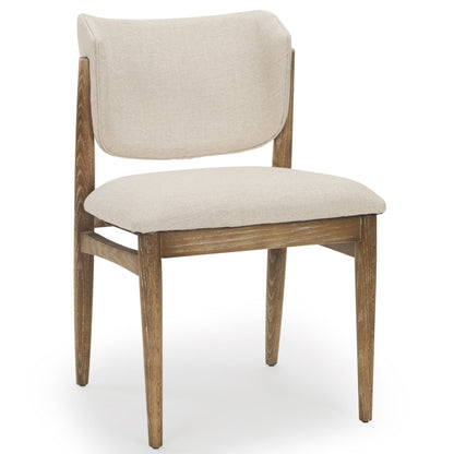 Cline Fabric Armless Dining Chair (Set of 2)