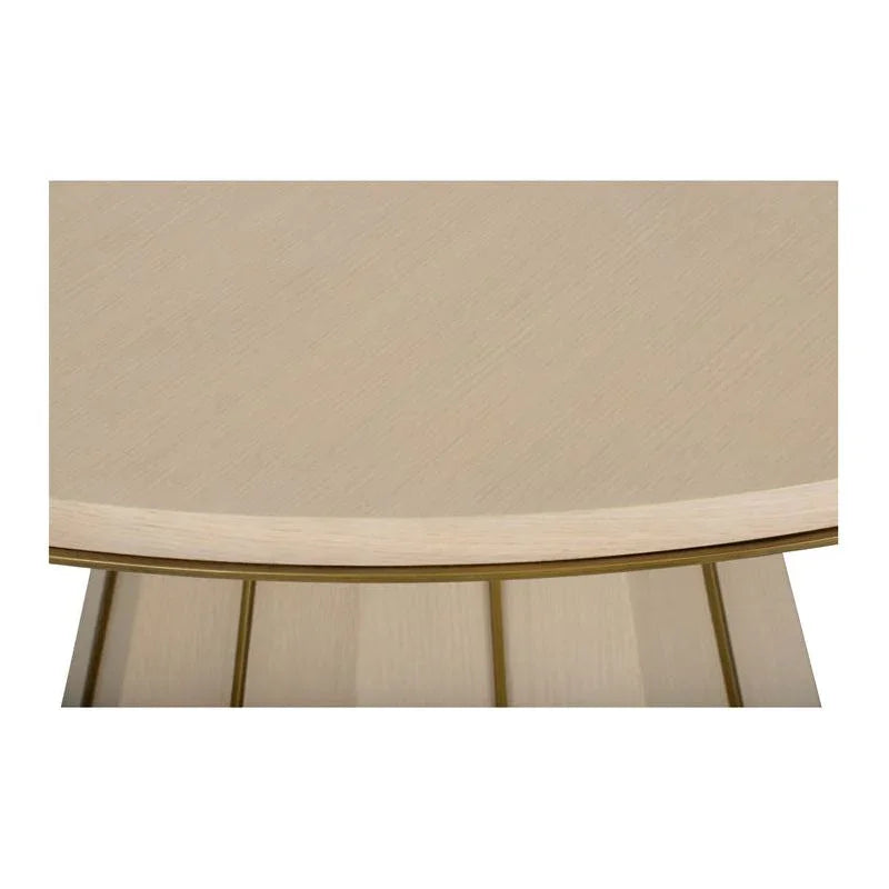 Clint Wood Made Round Center Table - LOOMLAN - Wildwood - Side Tables