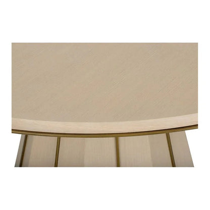 Clint Wood Made Round Center Table - LOOMLAN - Wildwood - Side Tables