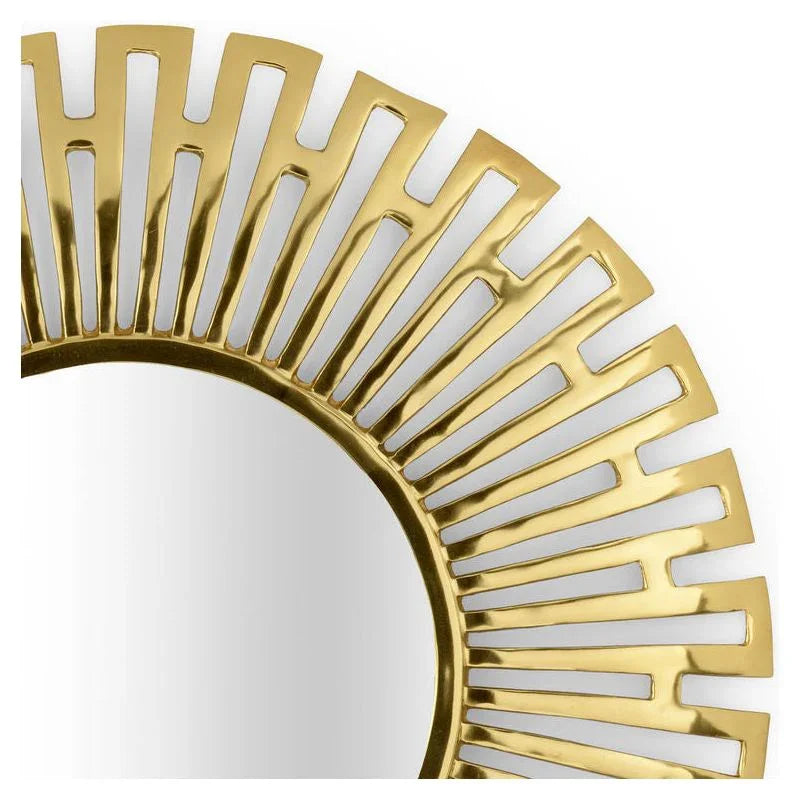 Clio Iron Framed Wall Mirror - LOOMLAN - Wildwood - Wall Mirrors