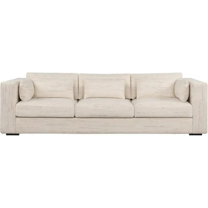 Clive Vegas Sofa Cream Stain Resistant Performance Fabric - LOOMLAN - LH Imports - Sofas & Loveseats