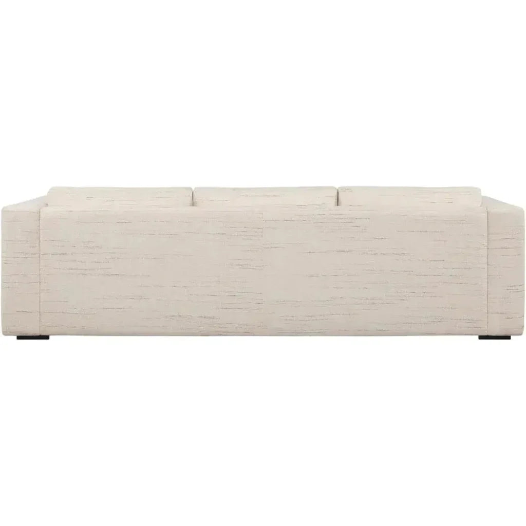 Clive Vegas Sofa Cream Stain Resistant Performance Fabric - LOOMLAN - LH Imports - Sofas & Loveseats