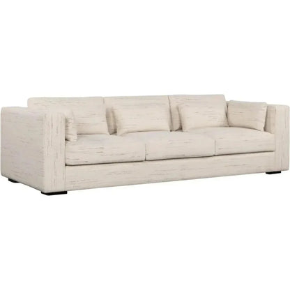 Clive Vegas Sofa Cream Stain Resistant Performance Fabric - LOOMLAN - LH Imports - Sofas & Loveseats
