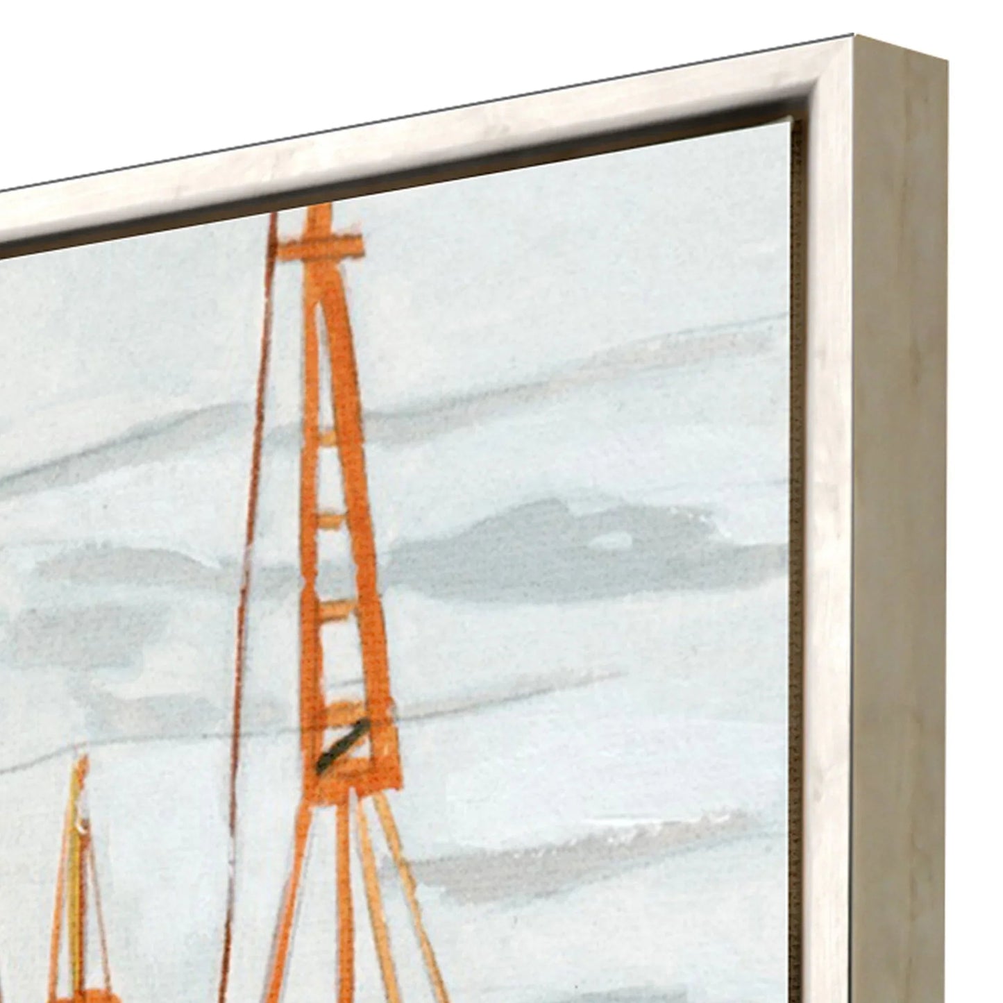 Close to Shore Blue Canvas Art